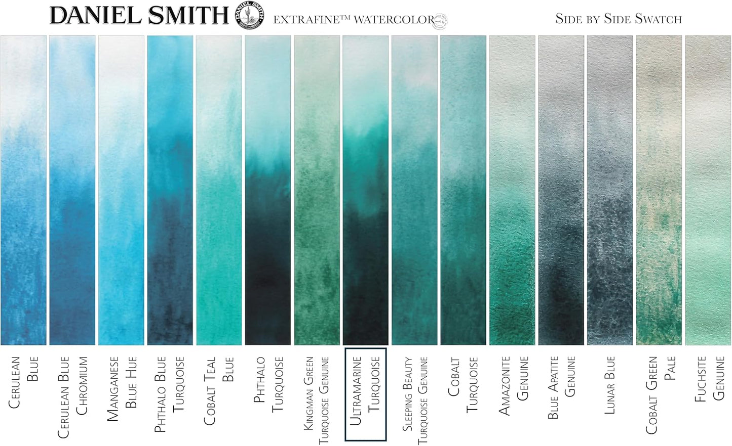 Paint - Daniel Smith Extra Fine Watercolor Paint 5ml Tube - Ultramarine Turquoise