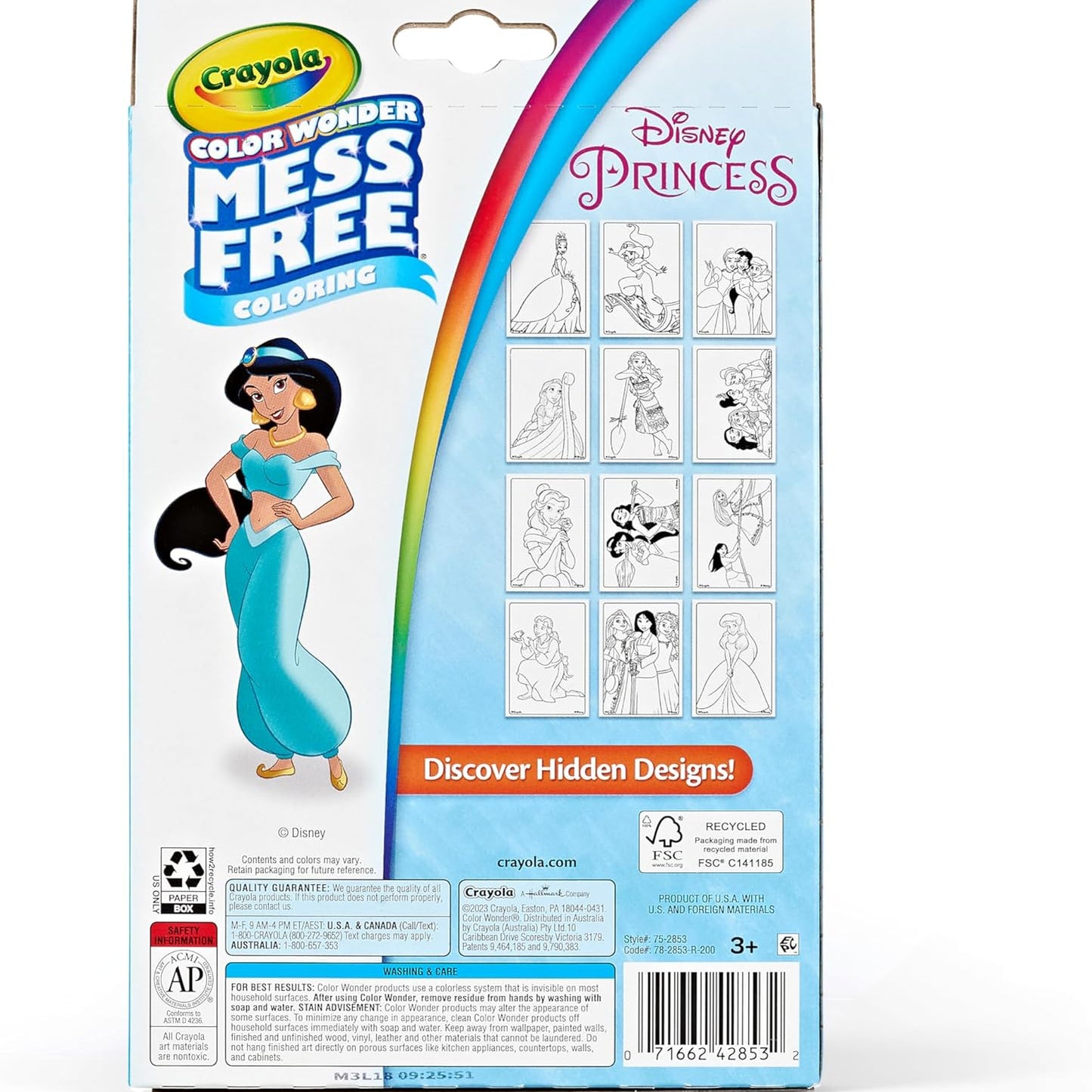 Coloring Book - Disney Princess Crayola Color Wonder Mini Box Set