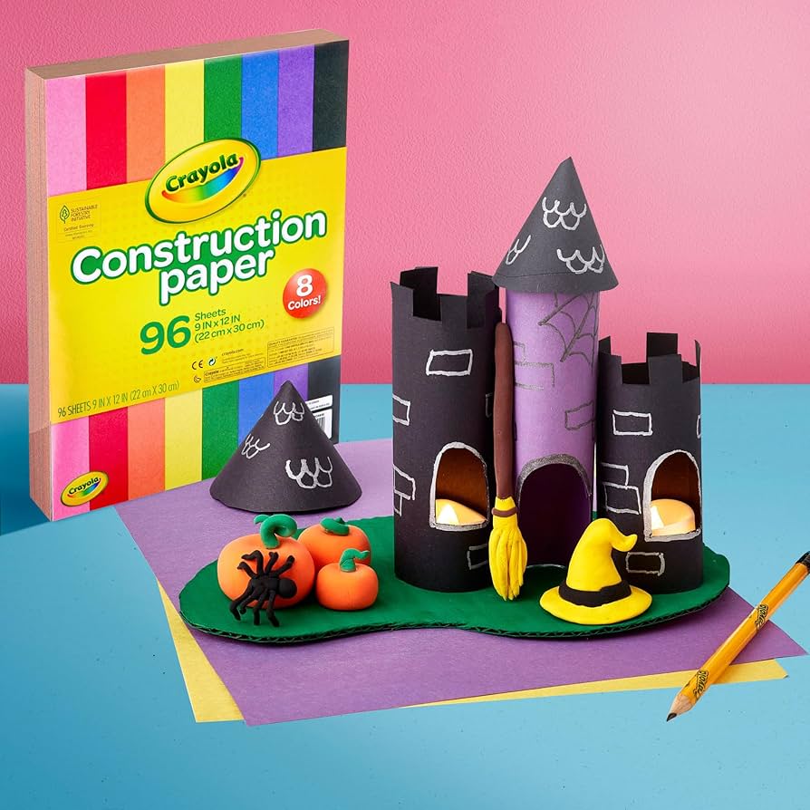 Paper - Crayola Construction Paper 8 Colors, 96 Sheets