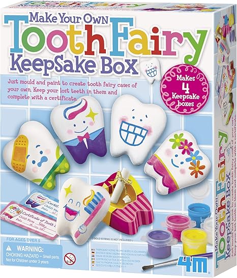 Craft Kit - 4M Make Your Own Tooth Fairy Keepsake Box