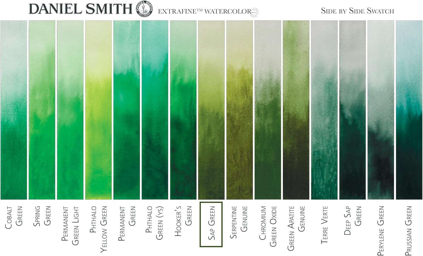 Paint - Daniel Smith Extra Fine Watercolor Paint 5ml Tube - Sap Green