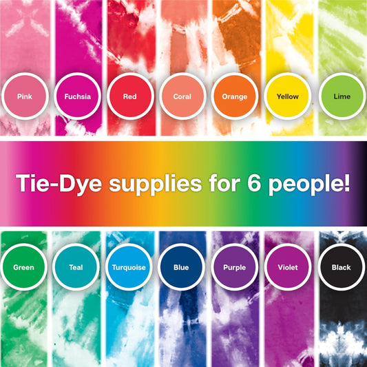 Tie Dye - Tie-Dye Party 18-Color Tie-Dye Kit