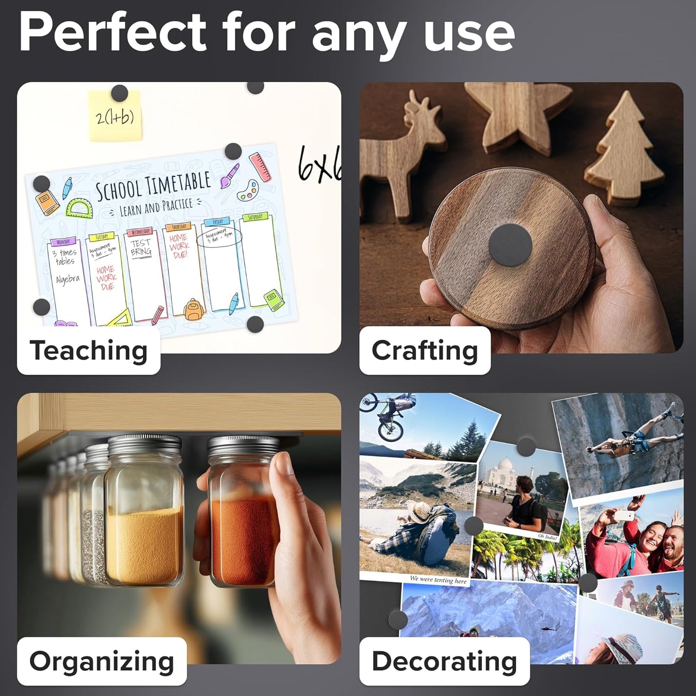 Magnet - Magnet Discs 0.6" 16ct