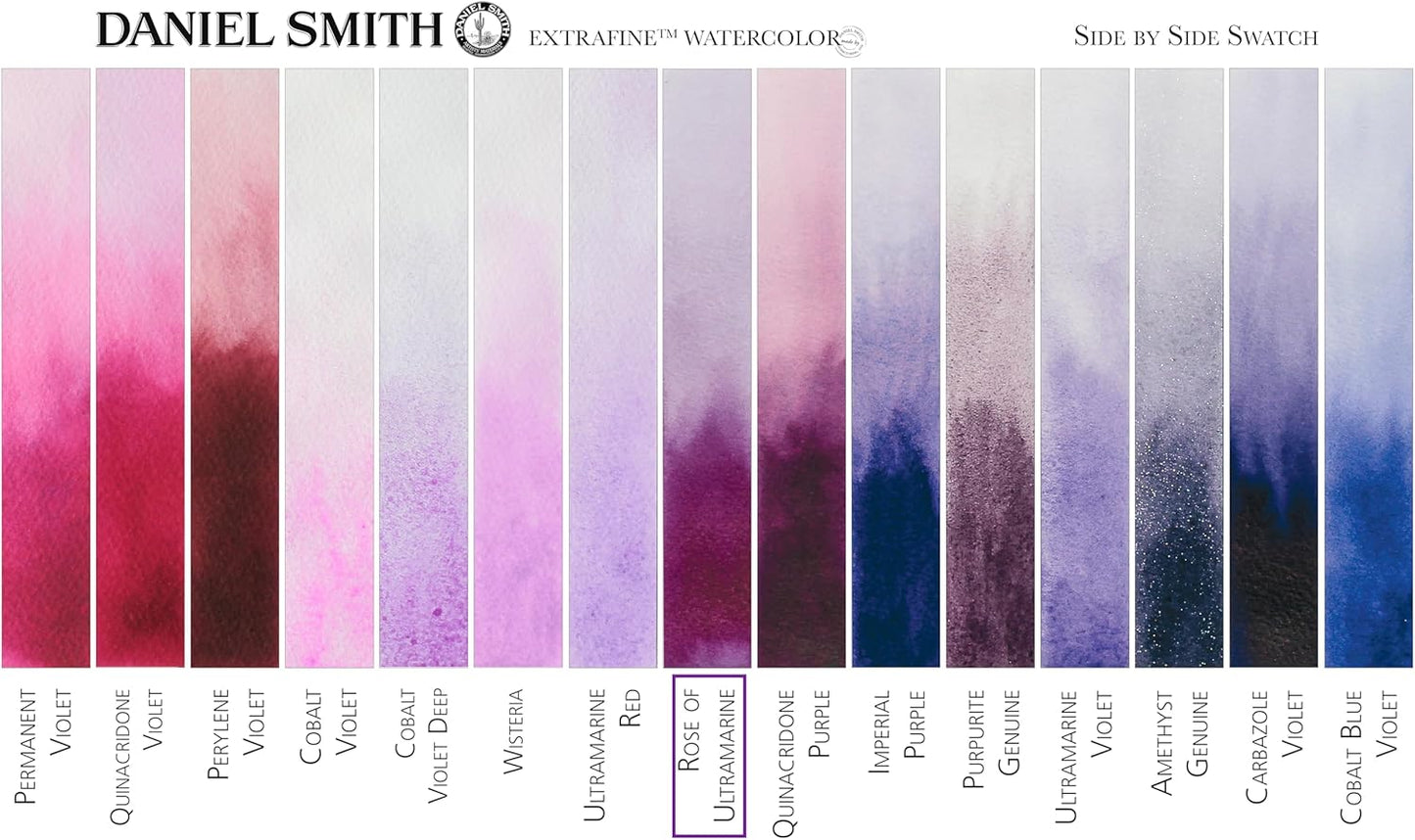 Paint - Daniel Smith Extra Fine Watercolor Paint 5ml Tube - Rose of Ultramarine