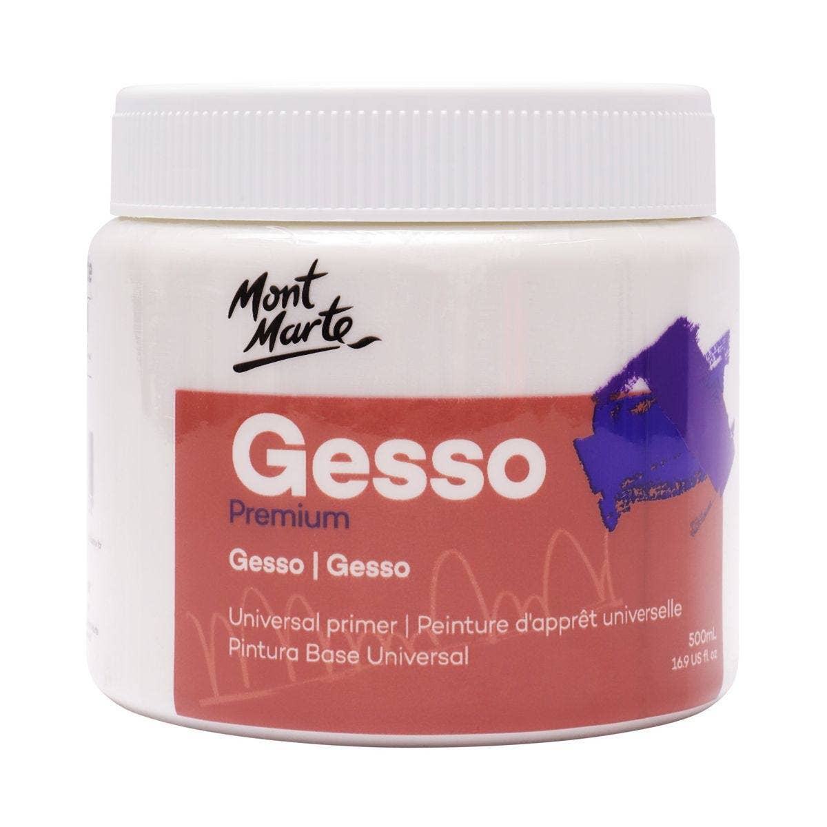 Paint - Premium Gesso 500ml (16.9oz)