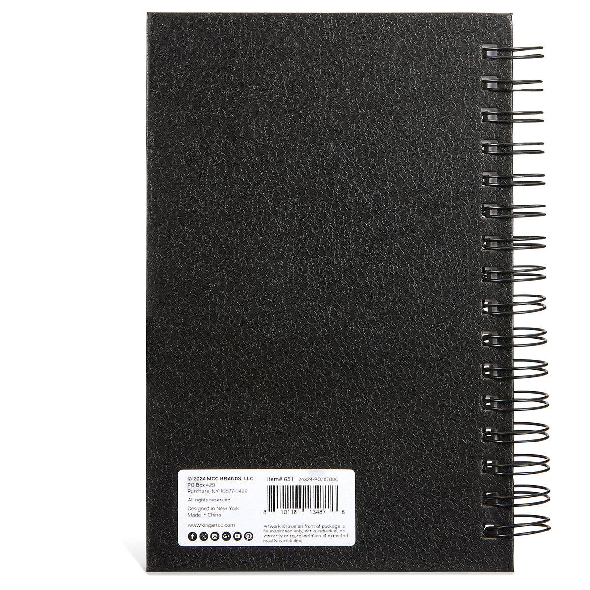 Spiral Sketchbook - 5.5” x 8.5” - 100 Sheets