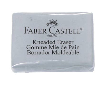 Kneadable Art Eraser, Grey - Medium Box of 24