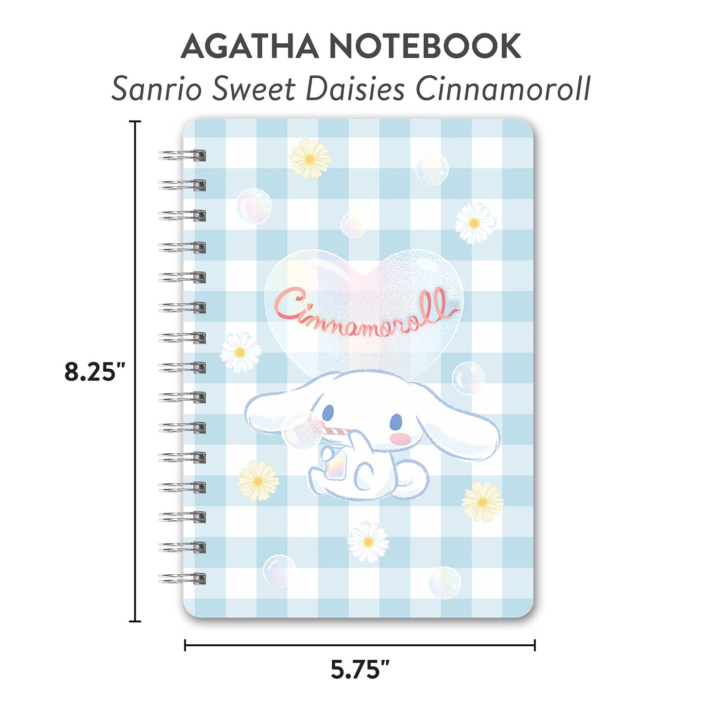 Notebook - Sanrio Sweet Daisies Cinnamoroll™ Agatha Lined Notebook