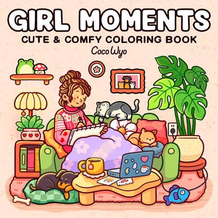 Coloring Book - Girl Moments