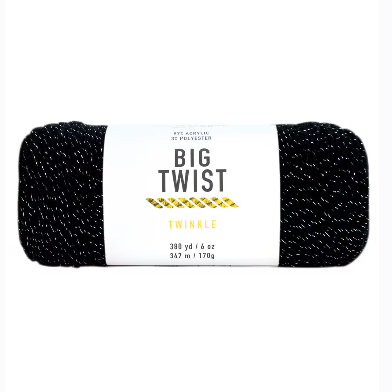 Yarn - Big Twist - Twinkle Yarn Black