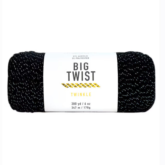 Yarn - Big Twist - Twinkle Yarn Black