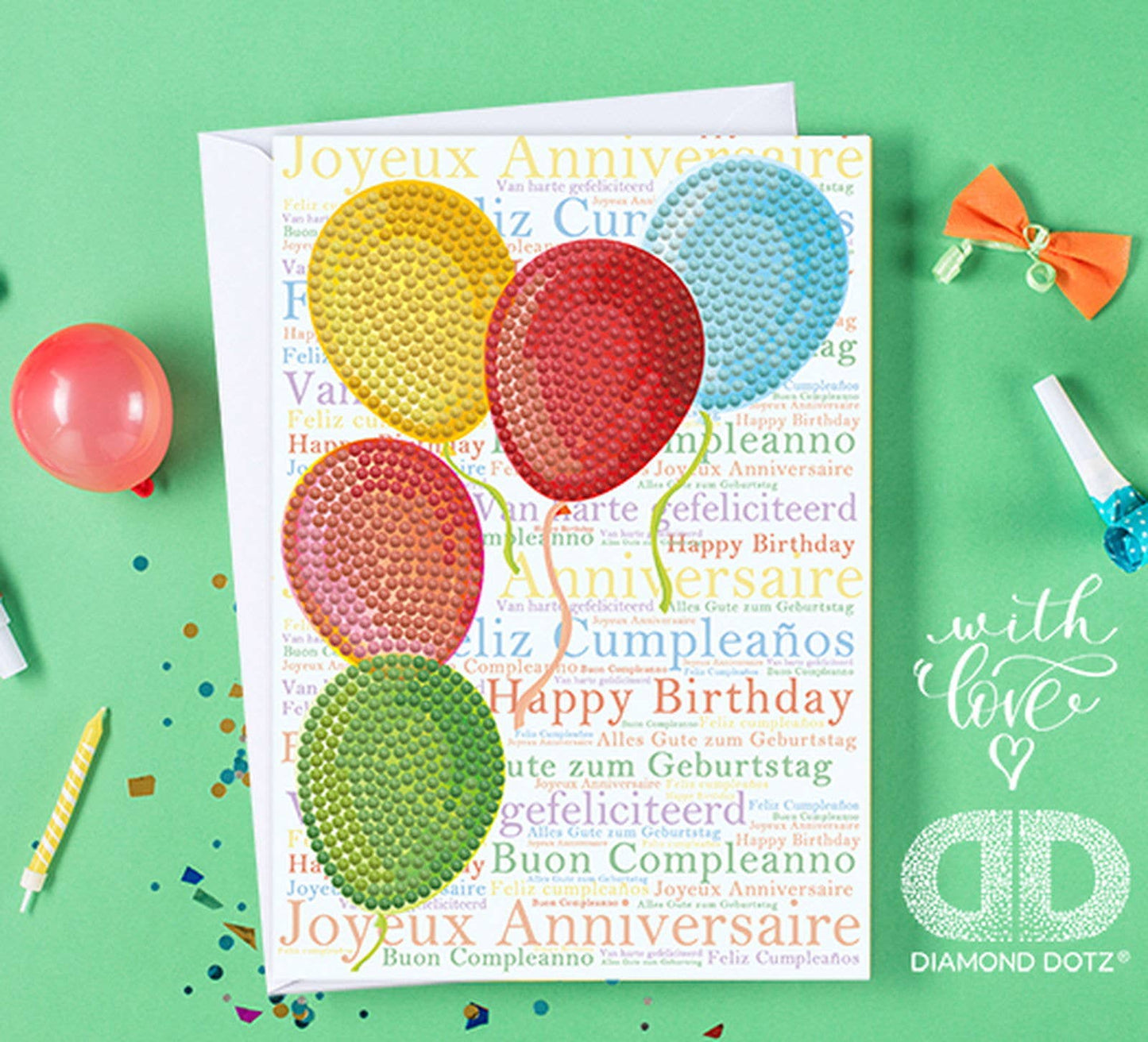 Card - Balloons on High
