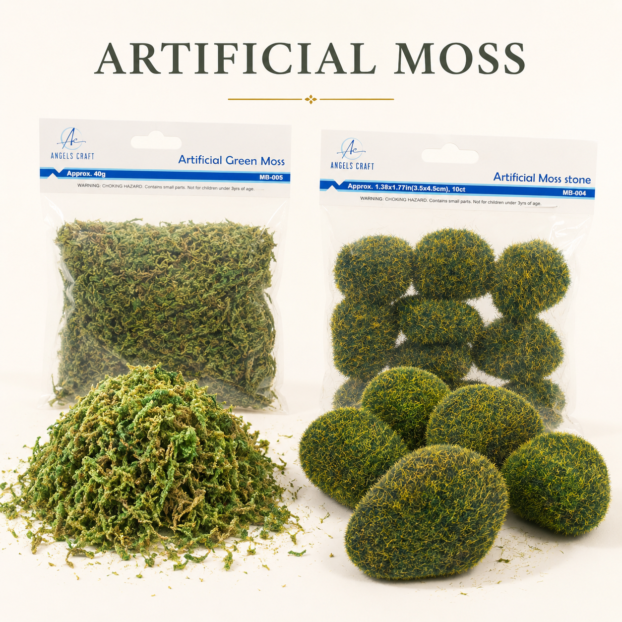 Moss - Artificial Green Loose Moss