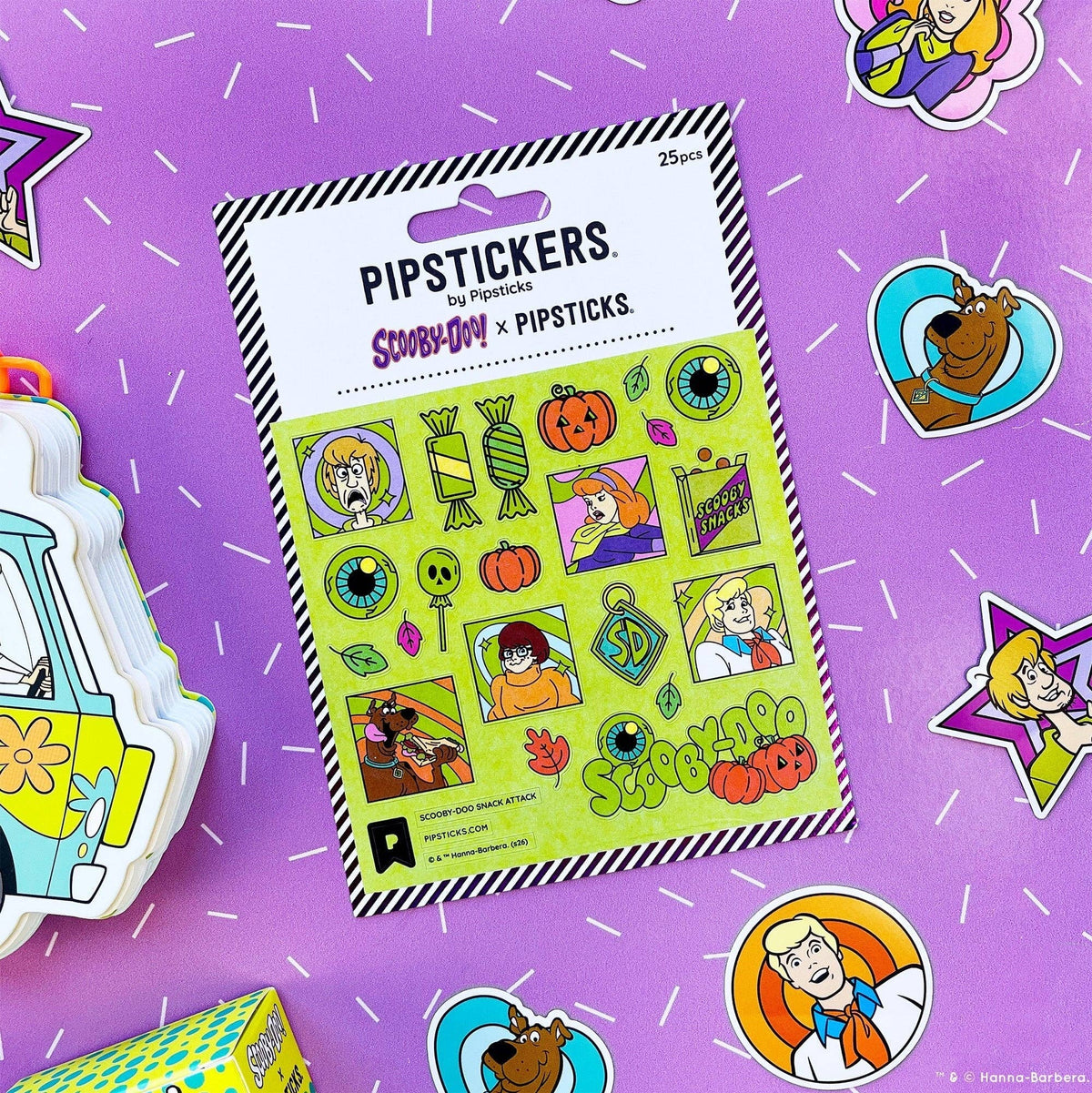 Stickers - Glow-in-the-Dark Scooby-Doo Snack Attack