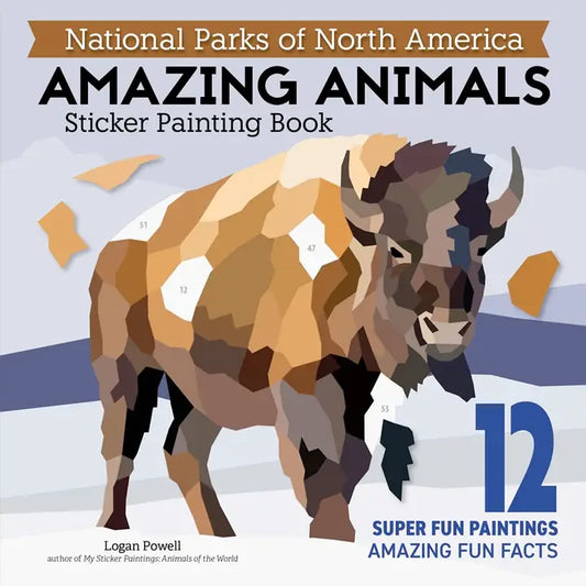 Sticker - My Sticker Painting Book National Parks of N.A- Amazing Animals
