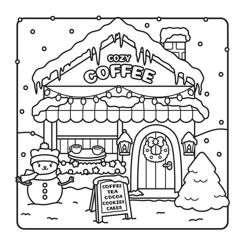 Coloring Book - Snuggly Winter Coloring Book by: Paperback; 96 pages