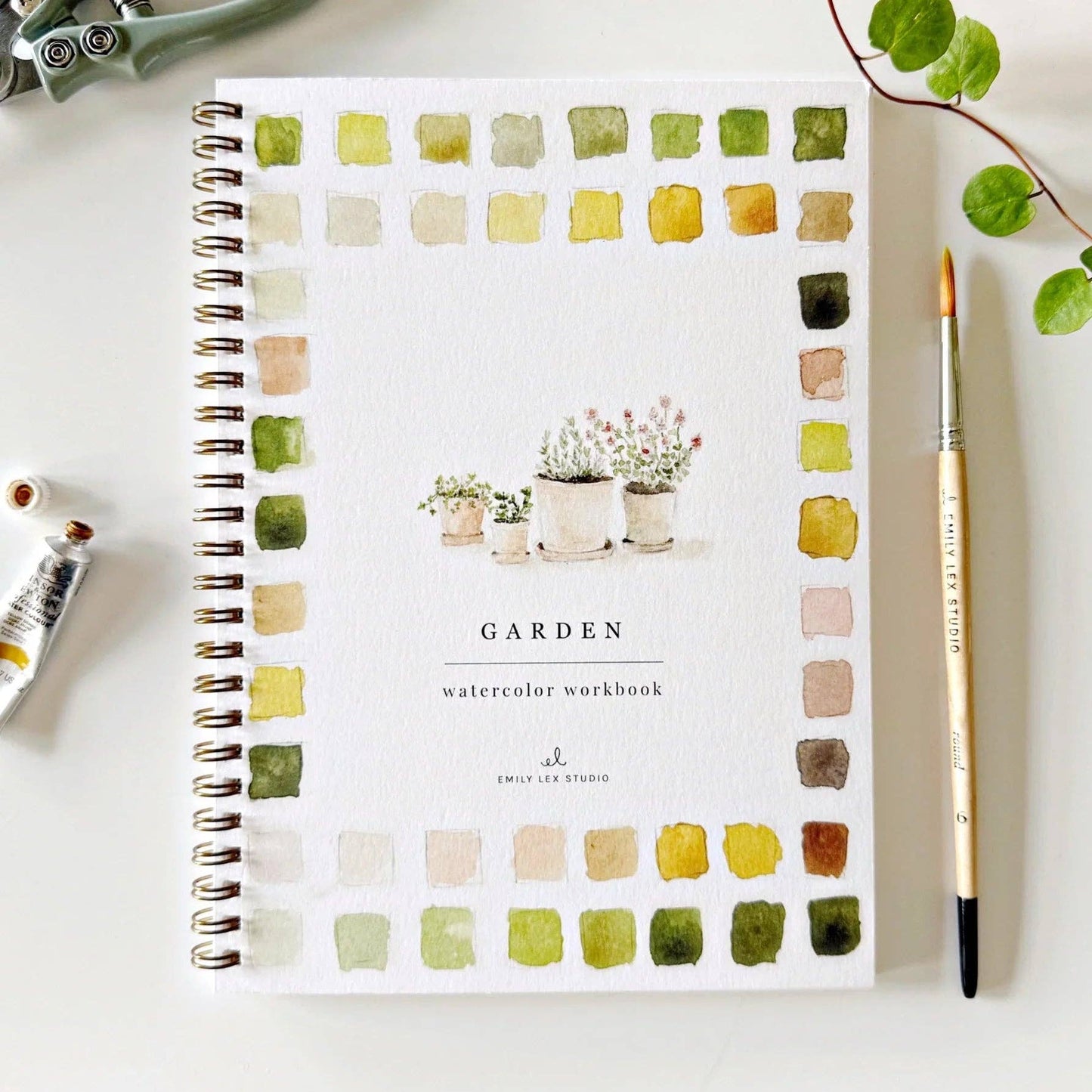 Workbook - Garden watercolor workbook