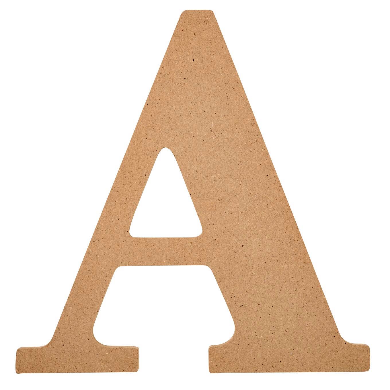 Wood - 8 inch MDF Letter - A