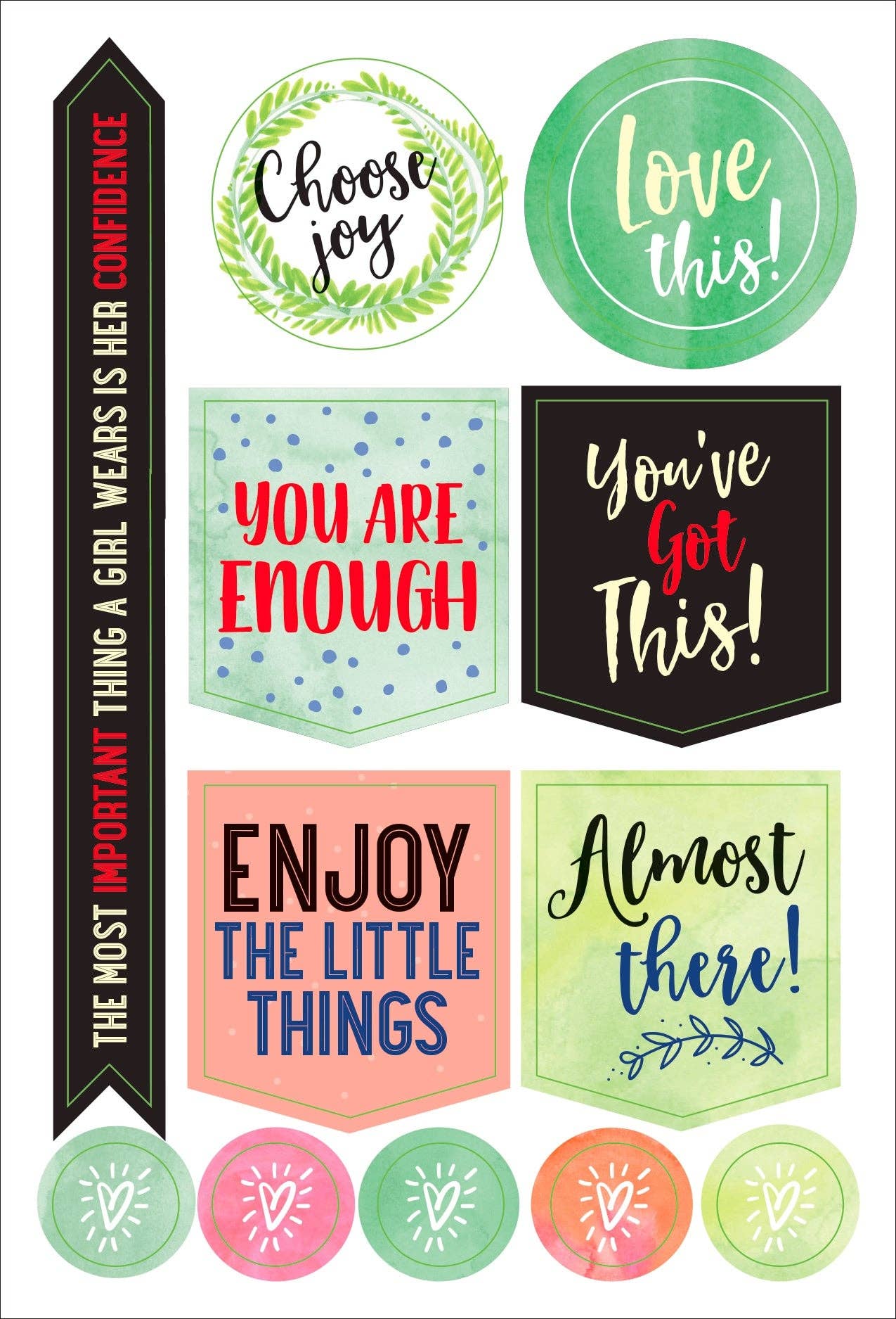 Stickers - Essentials She Believed She Could Planner