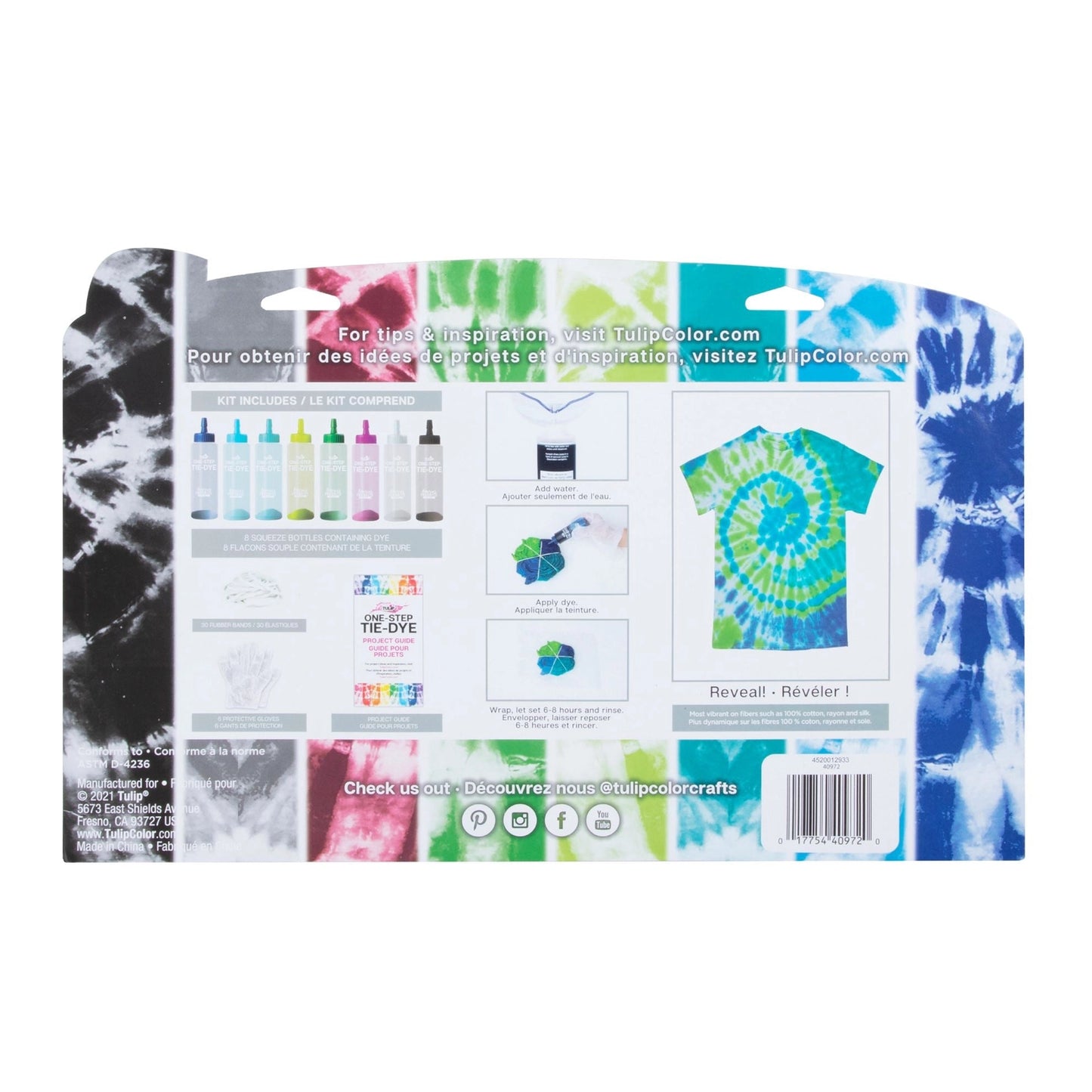 Tie Dye - Shark Island 8-Color Tie-Dye Kit