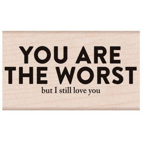 Stamp - Snarky Love You Wood Stamps