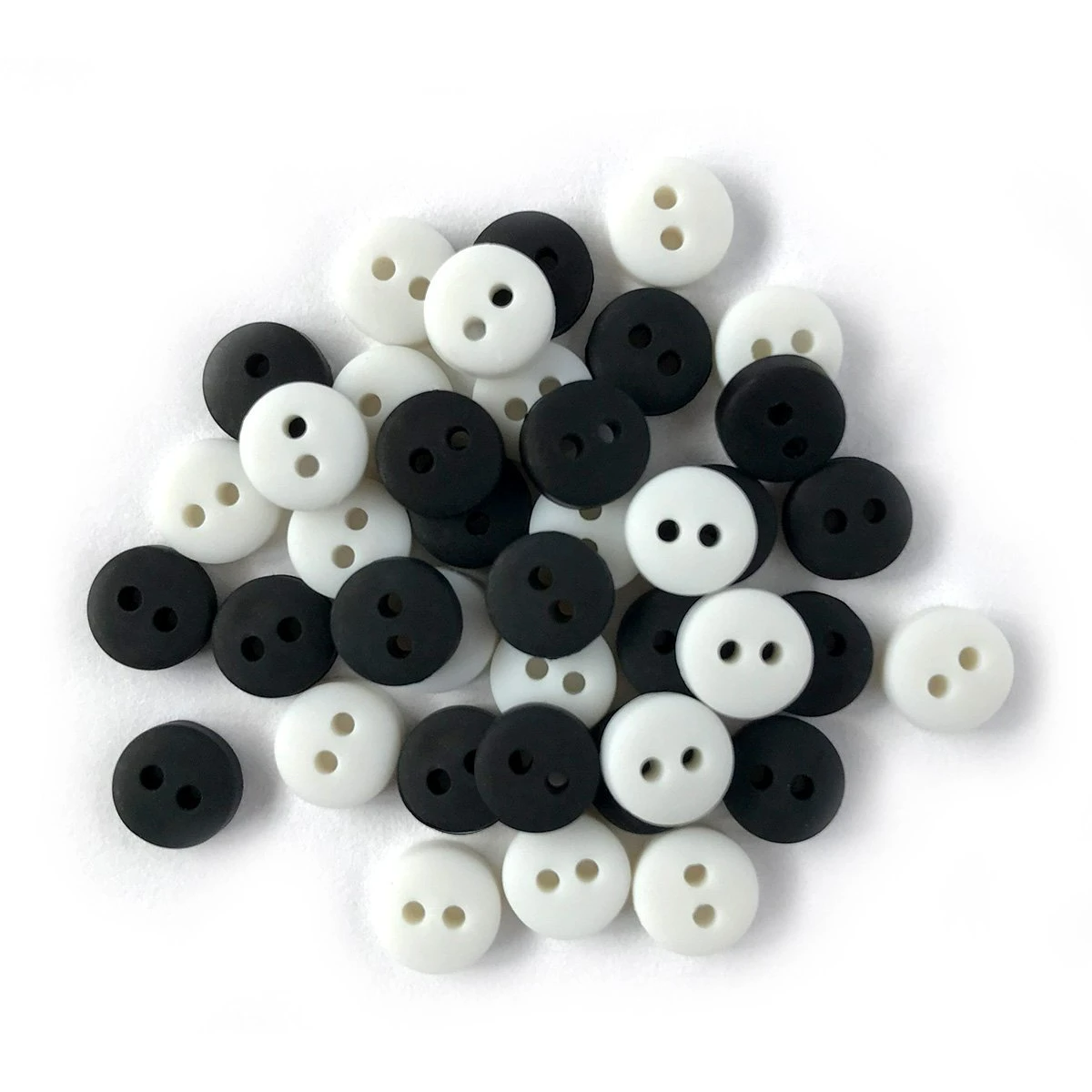 Buttons - Black & White Tiny Buttons