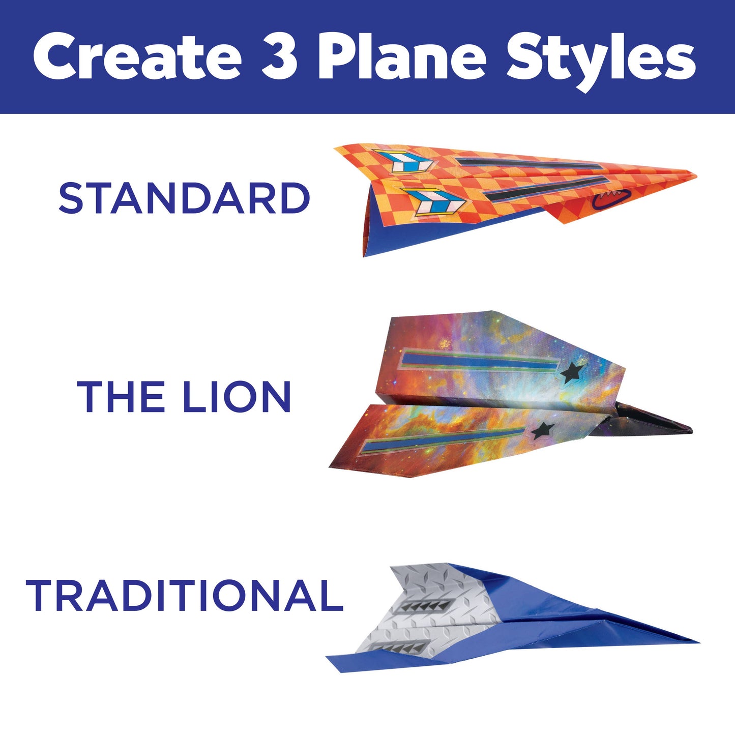 Craft Kit - Paper Airplane Stunt Squadron Mini Craft Kit for Kids
