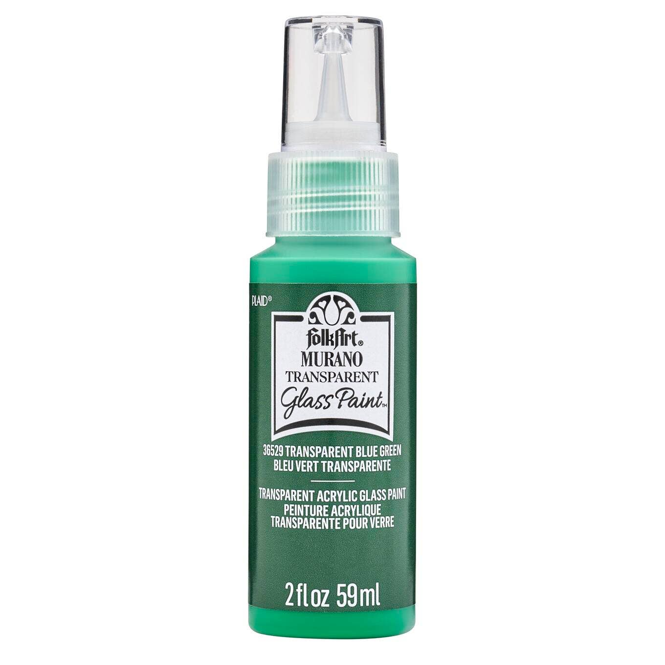 Paint-  Murano Glass Paint - 2 oz: Iridescent Aqua