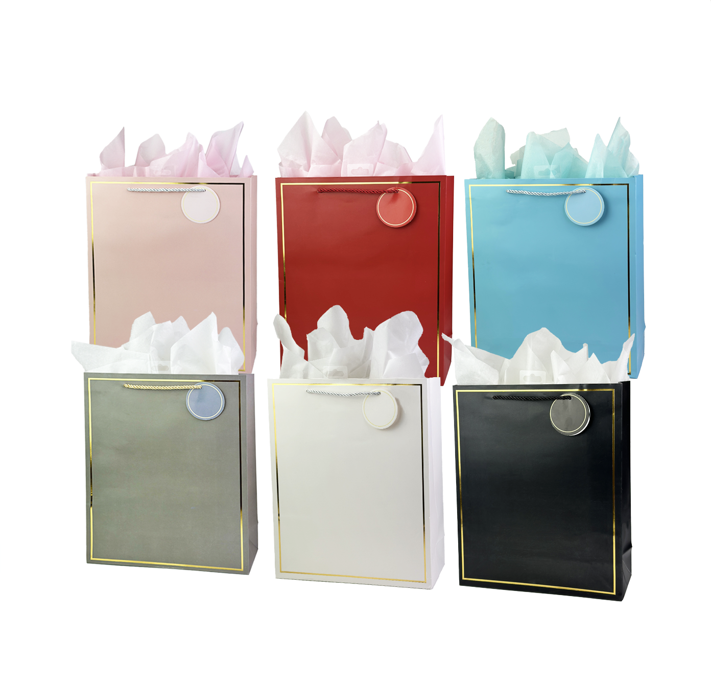 Gift Bag - Gold Trim Medium