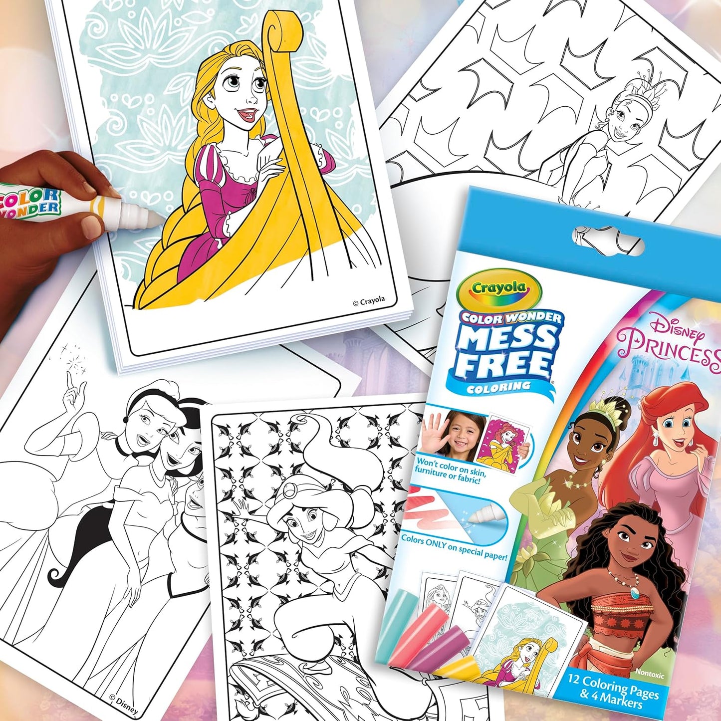 Coloring Book - Disney Princess Crayola Color Wonder Mini Box Set