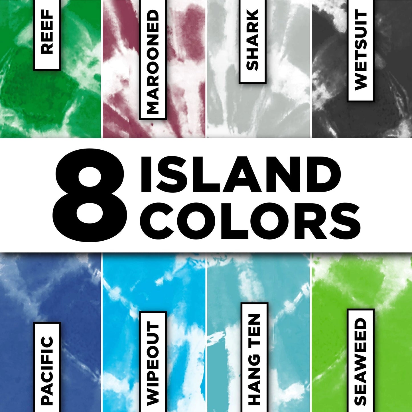Tie Dye - Shark Island 8-Color Tie-Dye Kit