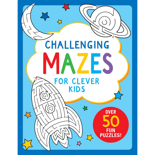 Activity Book - Challenging Mazes For Clever Kids