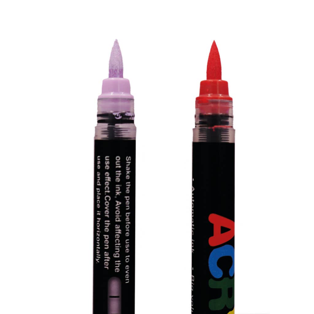 Markers - Acrylic Brush 24ct with Organizer Case – Premium Art