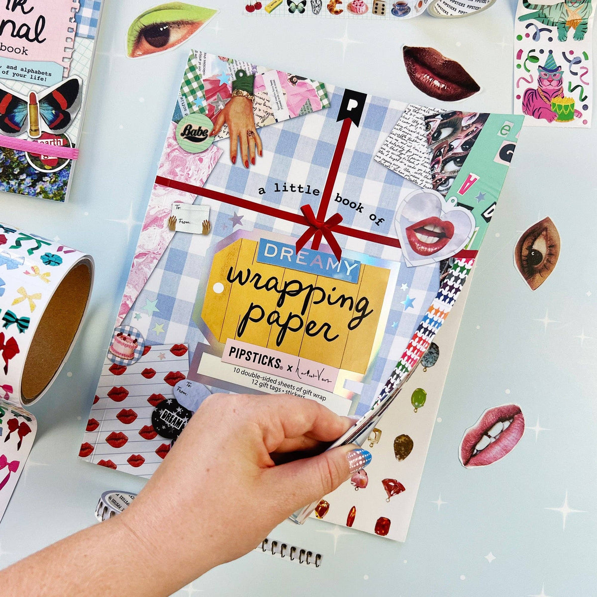 Wrapping Paper - Haricot Vert Dreamy Wrapping Paper Book