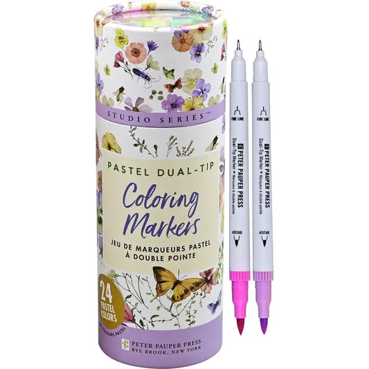 Markers - Studio Series Dual-Tip Pastel Markers (Set of 24)