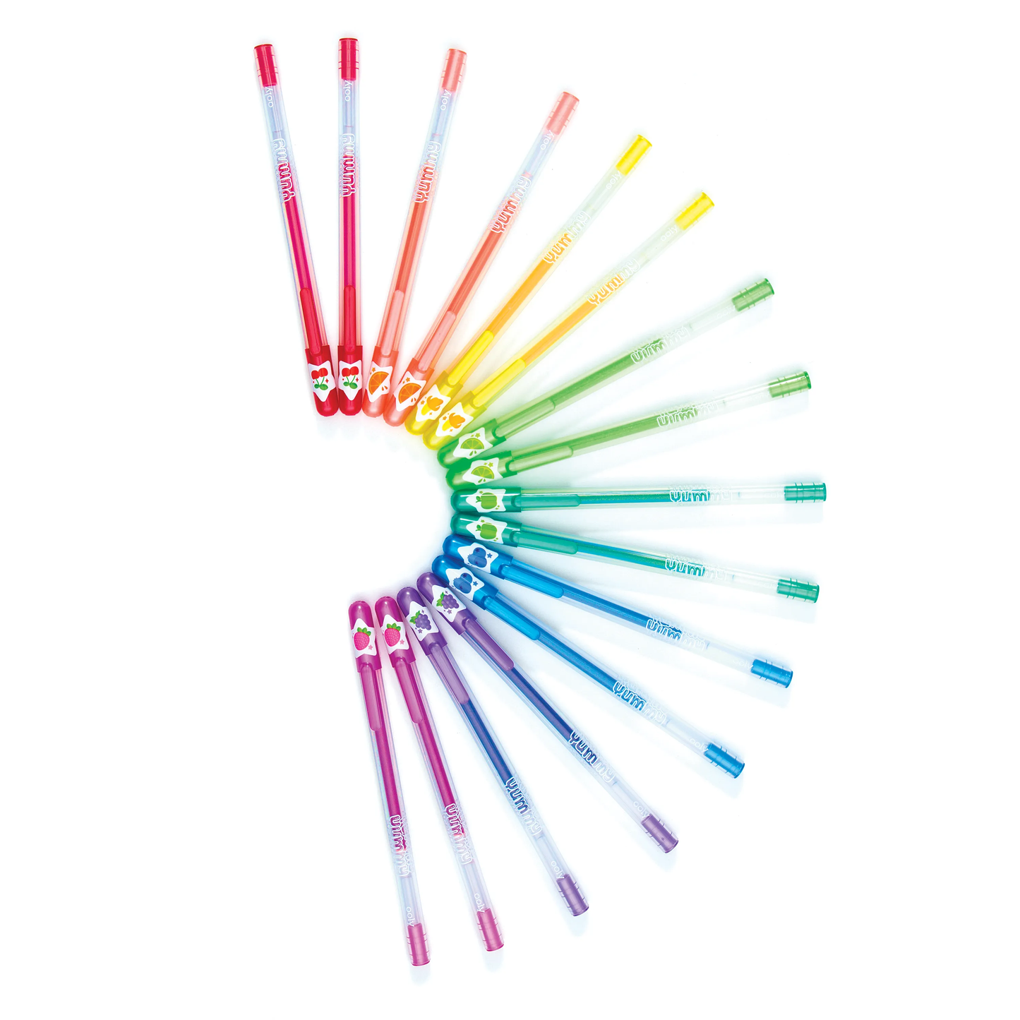 Pens - Yummy Yummy Scented Glitter Gel Pens - Set of 12
