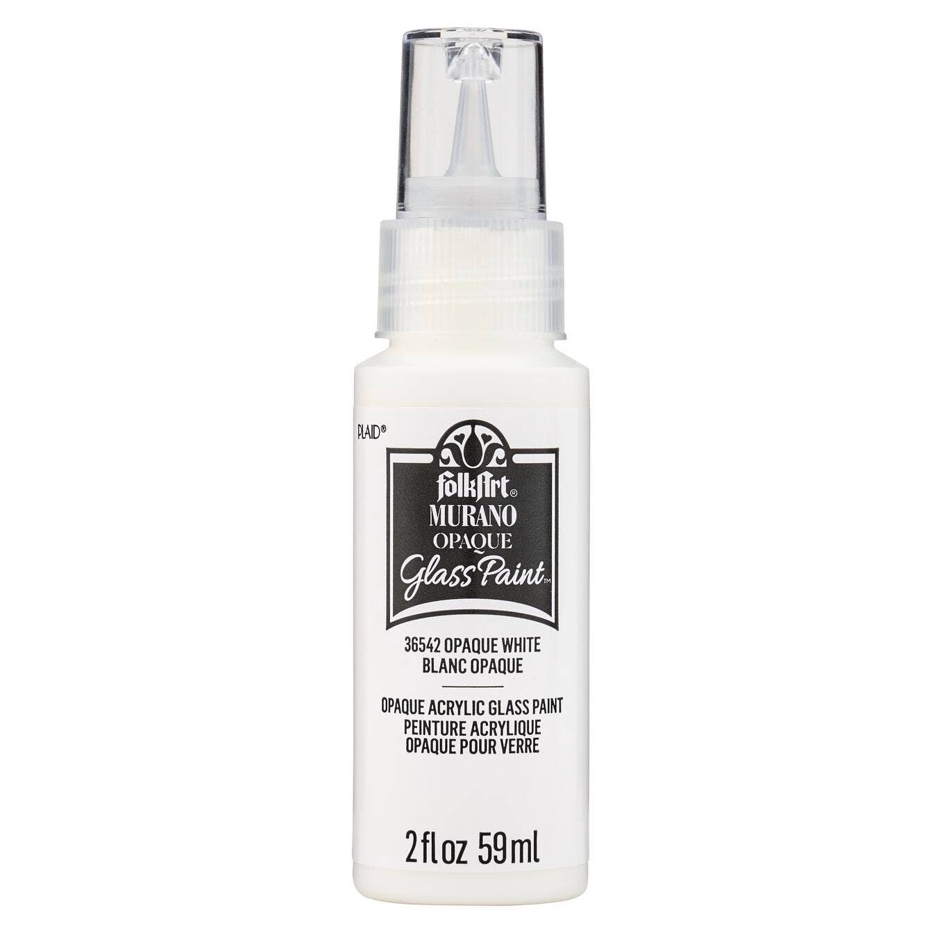 Paint-  Murano Glass Paint - 2 oz: Opaque White