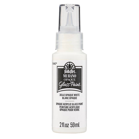 Paint-  Murano Glass Paint - 2 oz: Opaque White
