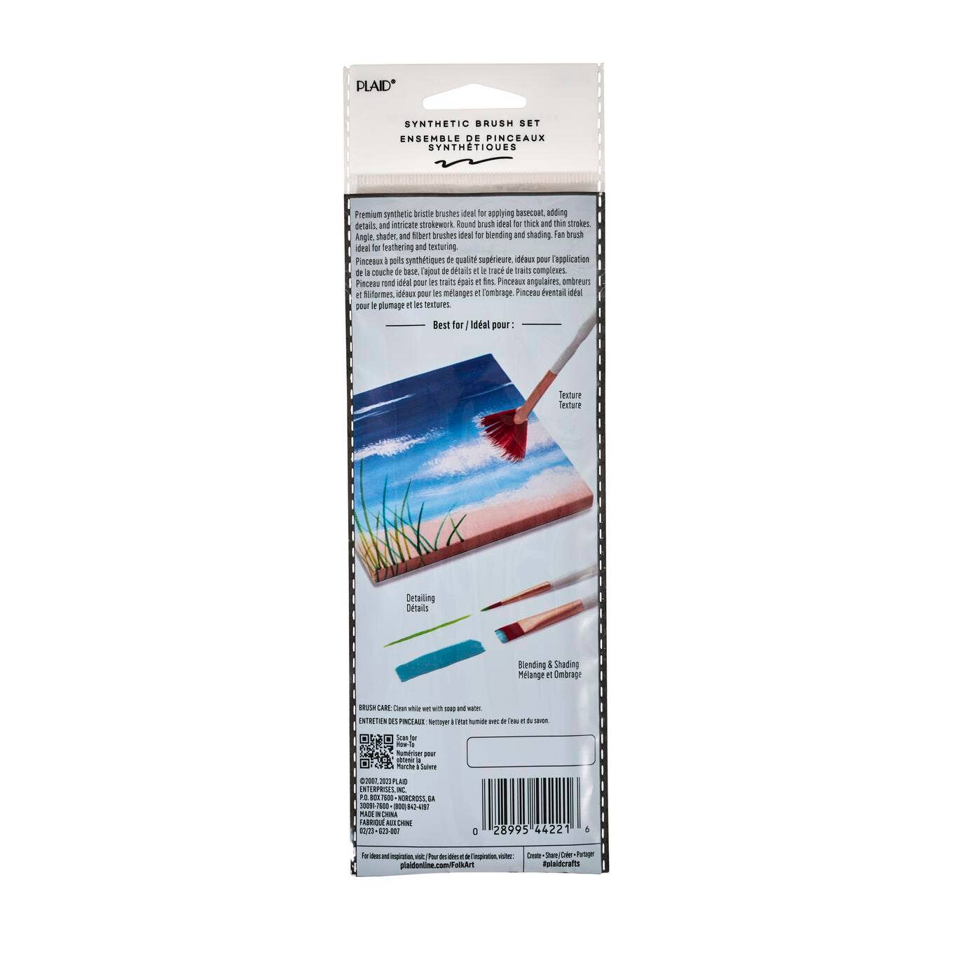 Paint Brush - FolkArt Premium Contour Brush Set - 10-Piece