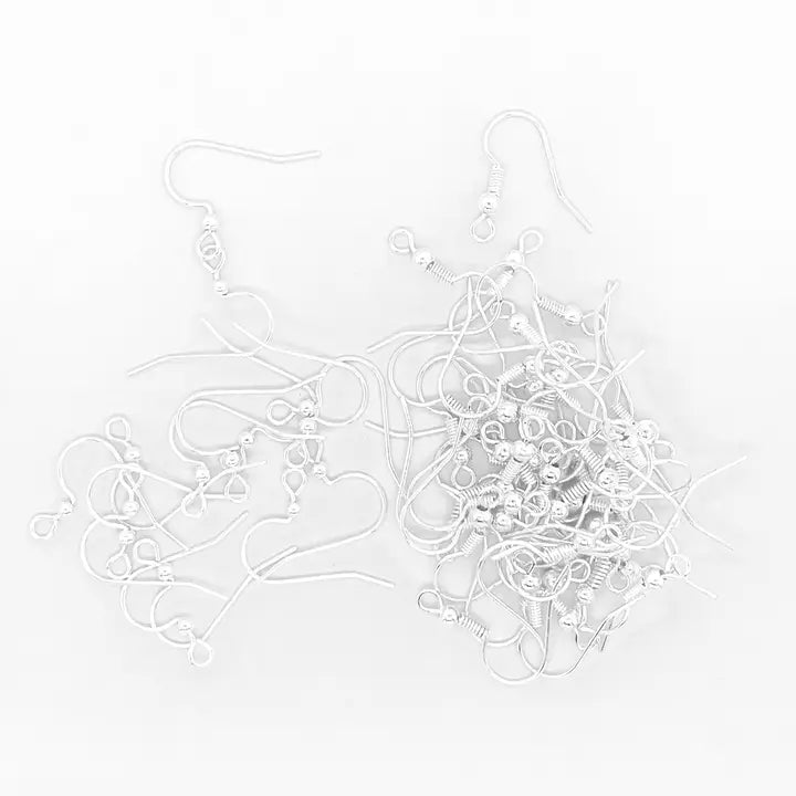 Jewelry - Silver Classic Ear Wire Earring Hooks 55pc Assortment