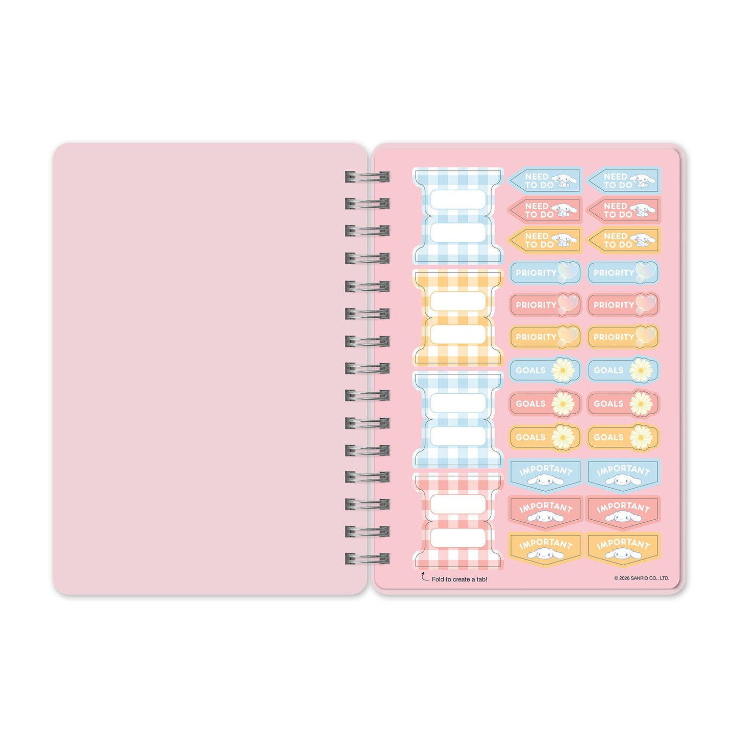 Notebook - Sanrio Sweet Daisies Cinnamoroll™ Agatha Lined Notebook