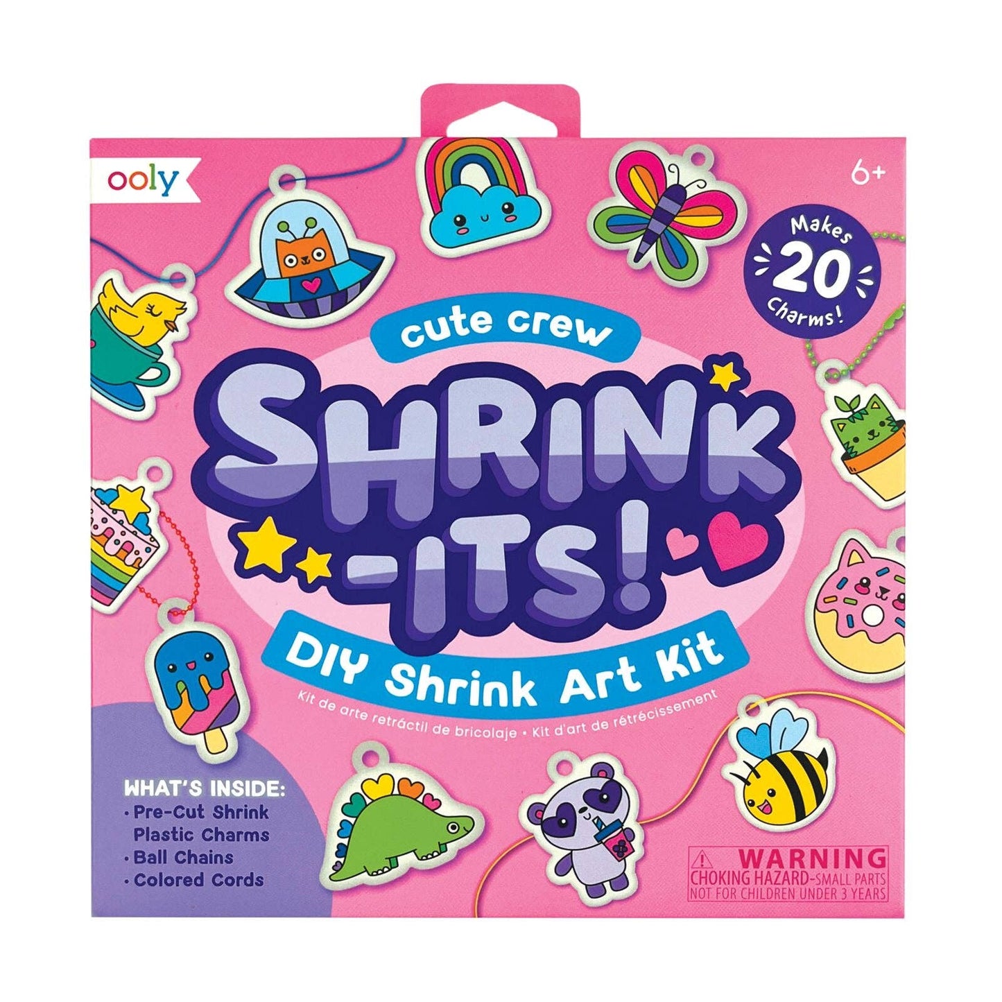 Shrink-Its! - D.I.Y. Shrink Art Kit - Cute Crew (28 PC Set)