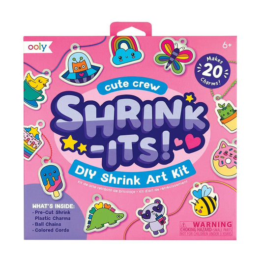 Shrink-Its! - D.I.Y. Shrink Art Kit - Cute Crew (28 PC Set)