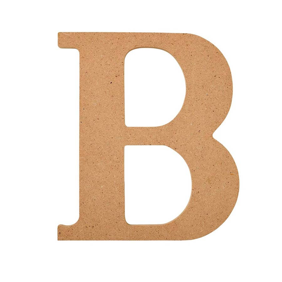 Wood - 5 inch MDF Letter - B