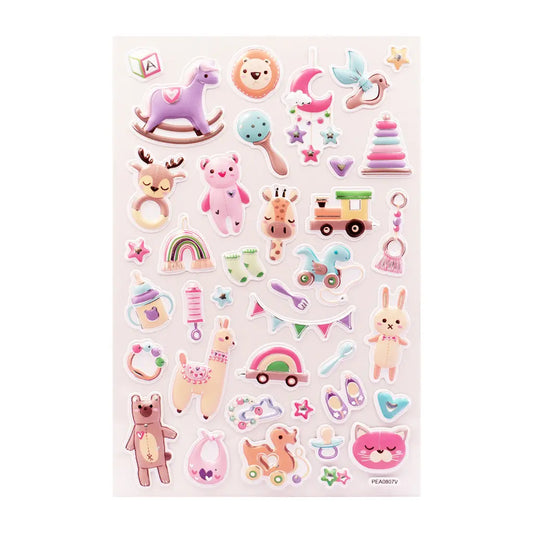 Stickers - Baby Animal Stickers – Toys, Nursery & Sweet Icons | 38ct