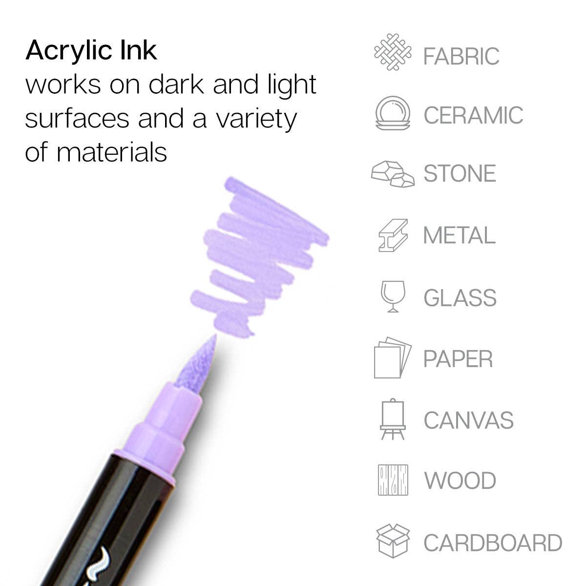 Paint Pens - Acrylic - Single Colors: Black