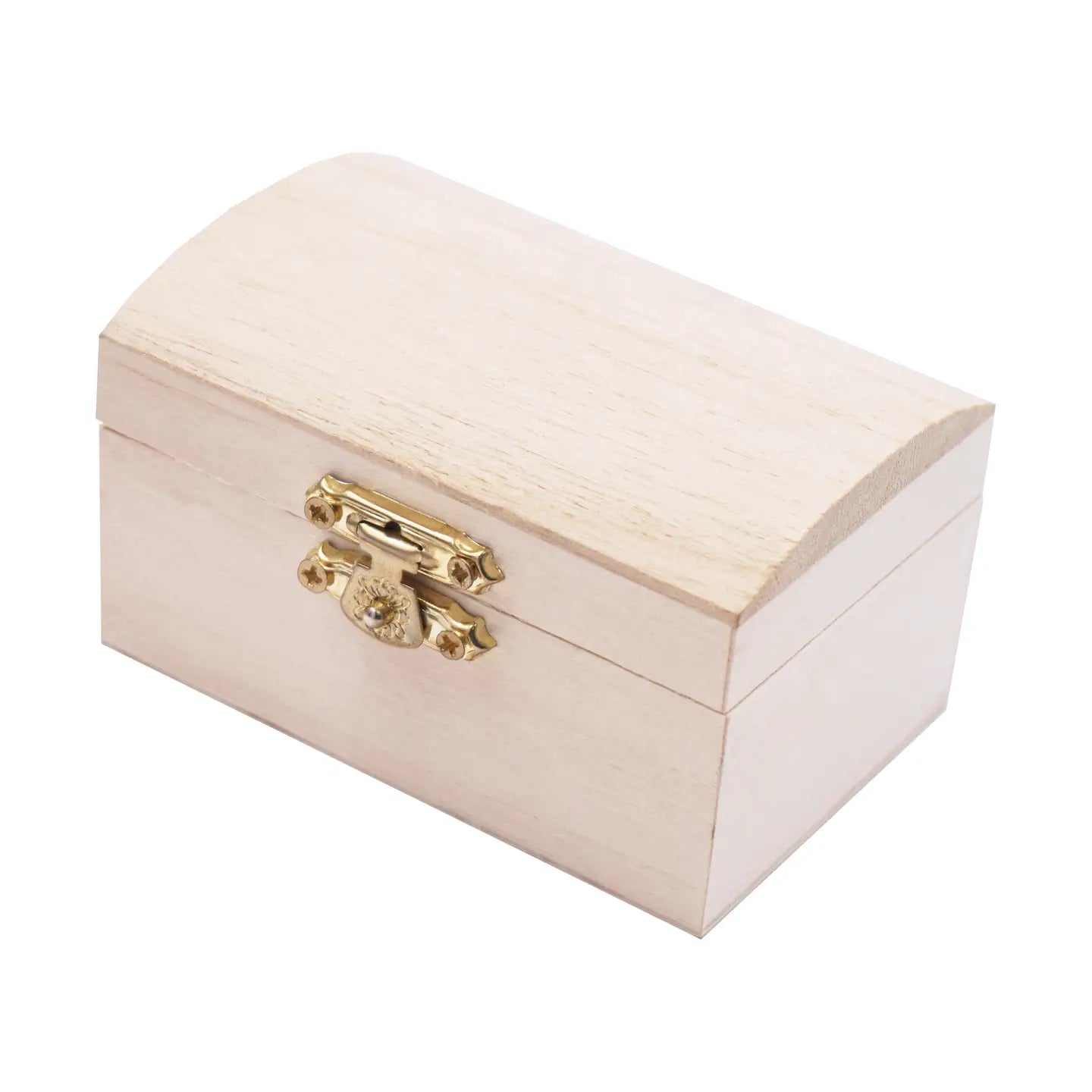 Wood - Dome Top Wooden Jewelry Box