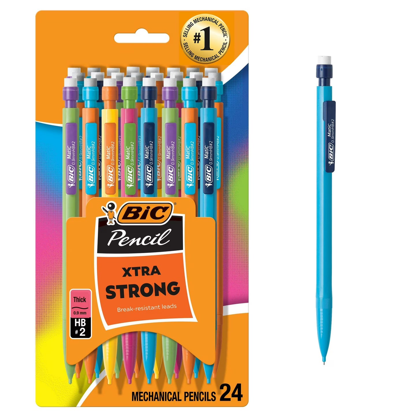 Pen - Xtra Strong Mechanical Pencils, No. 2  0.9 mm, 24-Count