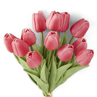 Flower - 13 Inch Rose Real Touch Mini Tulip Single Stem