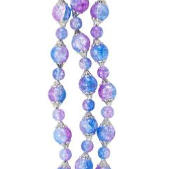 Beads - Cousin DIY Glass Strand 27IN/68CM Blue & Purple